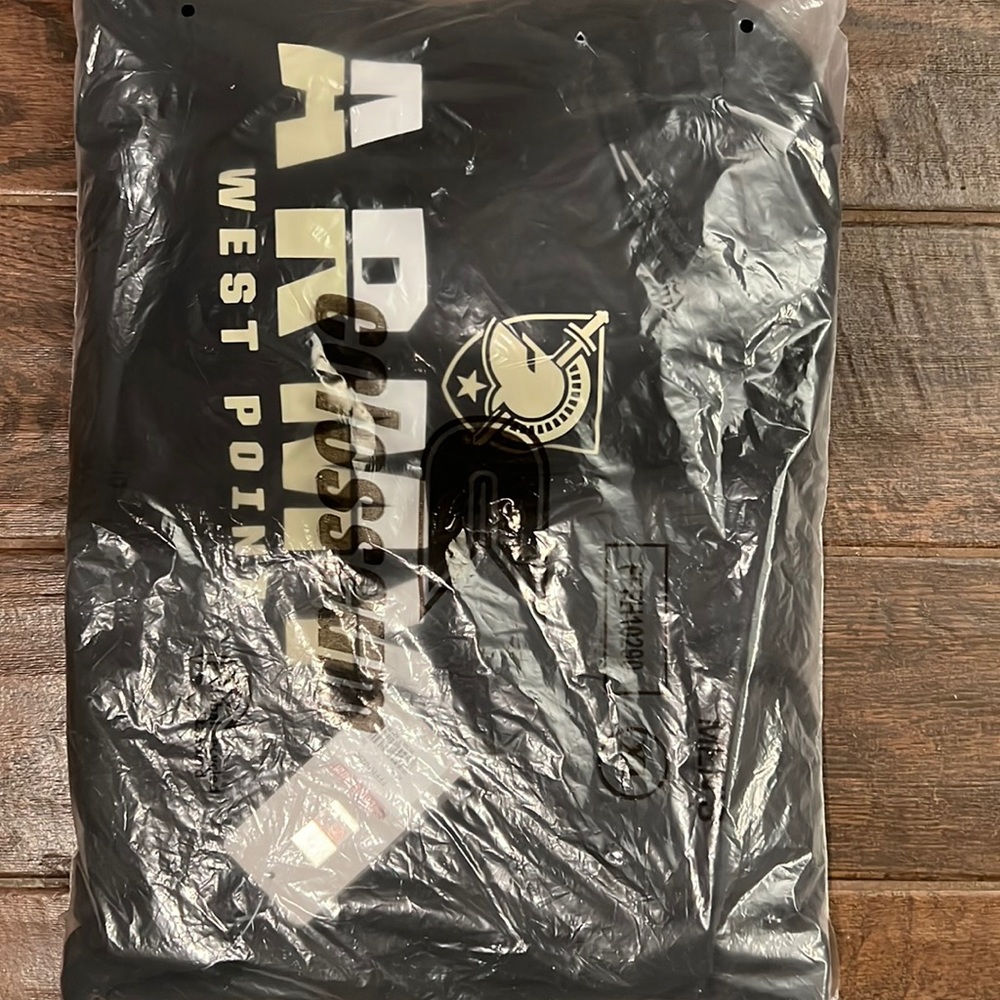 ARMY black hooded sweatshirt new XL